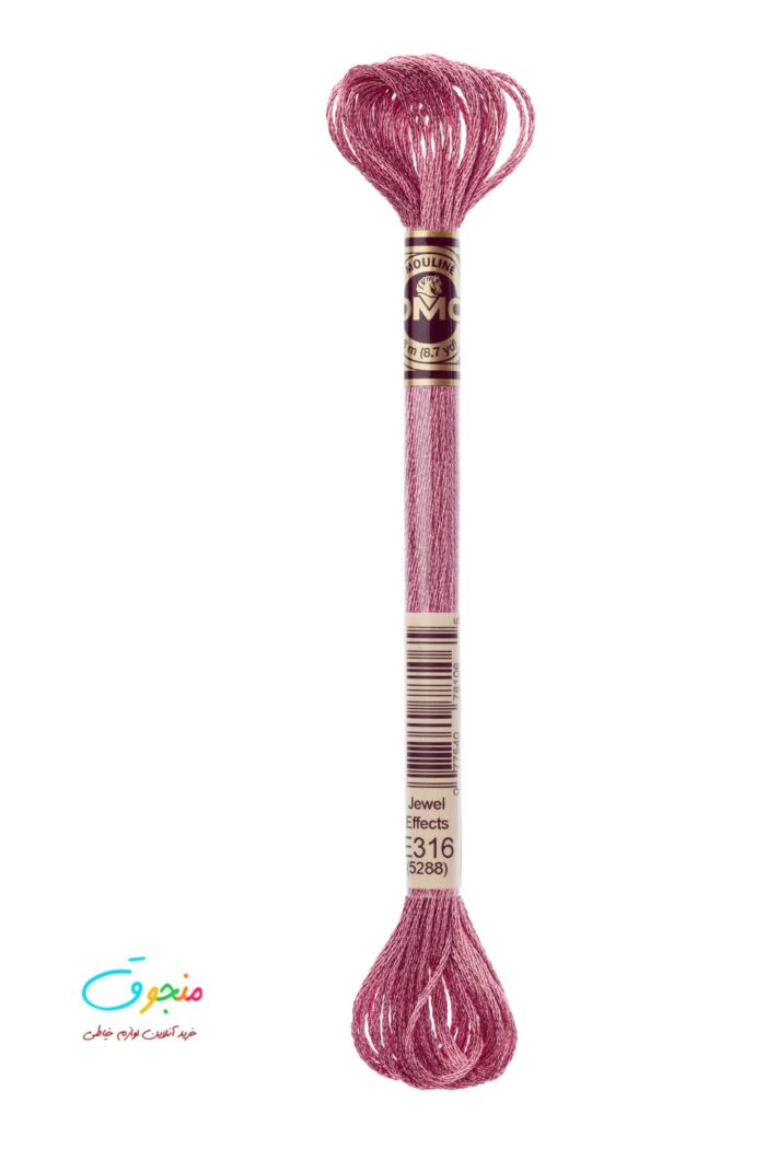 نخ دمسه زری متالیک کد E316